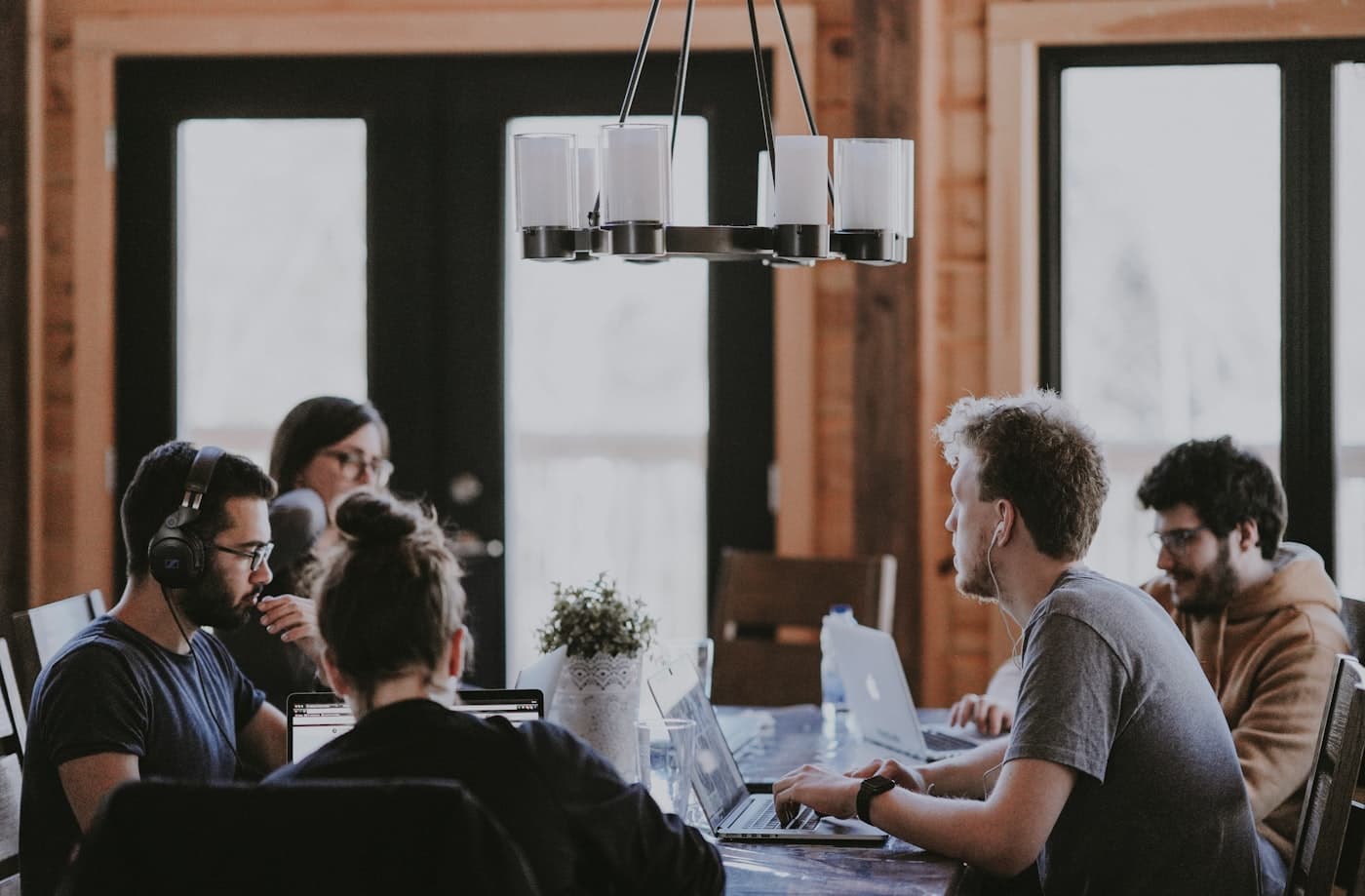 Sales team in a meeting